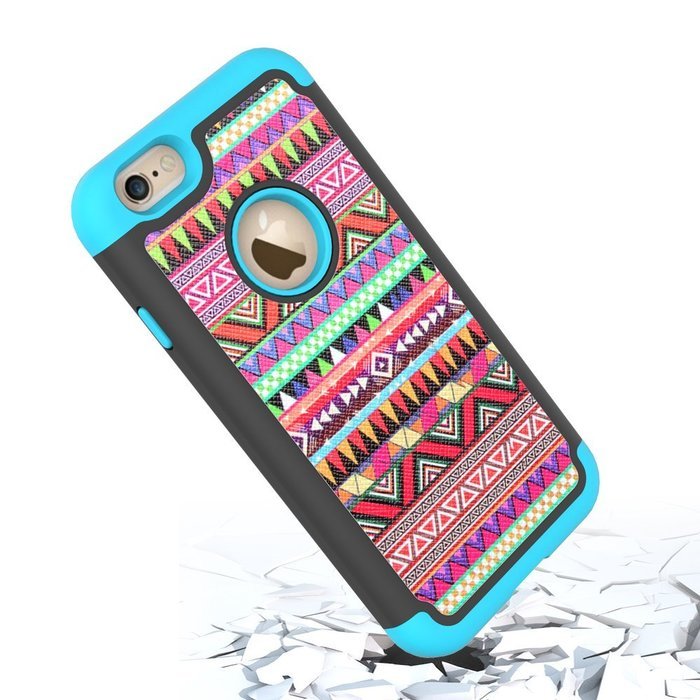 iPhone 6s Case, iPhone 6 Case, [4.7 Inch] by HLCT, Soft Interior Silicone Bumper & Hard Shell Solid PC Back, Shock-Absorption... N17