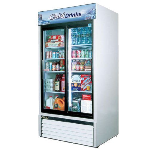 Turbo Air TGM35R 35 cu. ft. Glass Door Merchandiser Refrigerator with Energy Conserving Fan Control Double Pane...