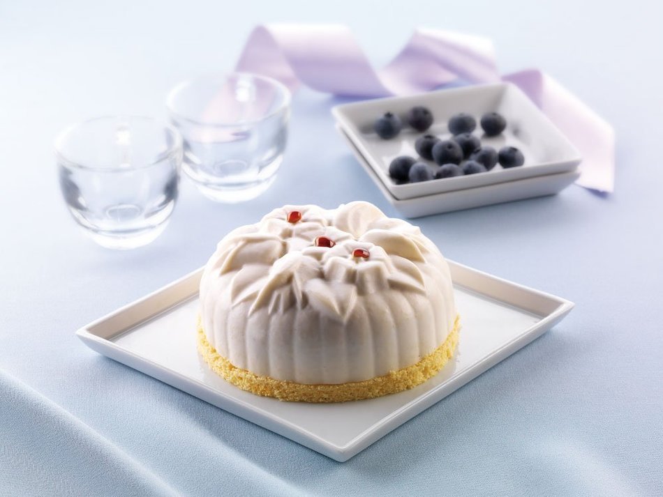 Silikomart Silicone Fancy and Function Bakeware Collection Small Cake Pans, Rose, Set of 2 N2