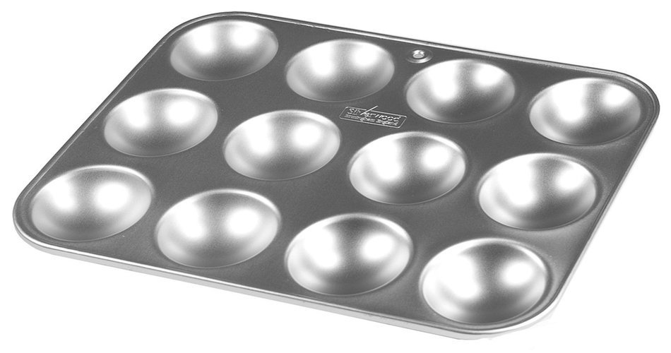 Alan Silverwood 12 x 9" 12 Hole Cake Muffin Bun Tray Pan 33423