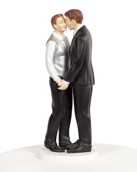 Romance Gay Wedding Cake Topper N2