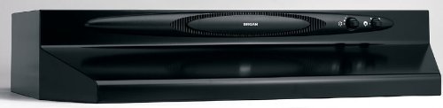 Broan QT230BL Convertible Range Hood, 30-Inch, Black N7