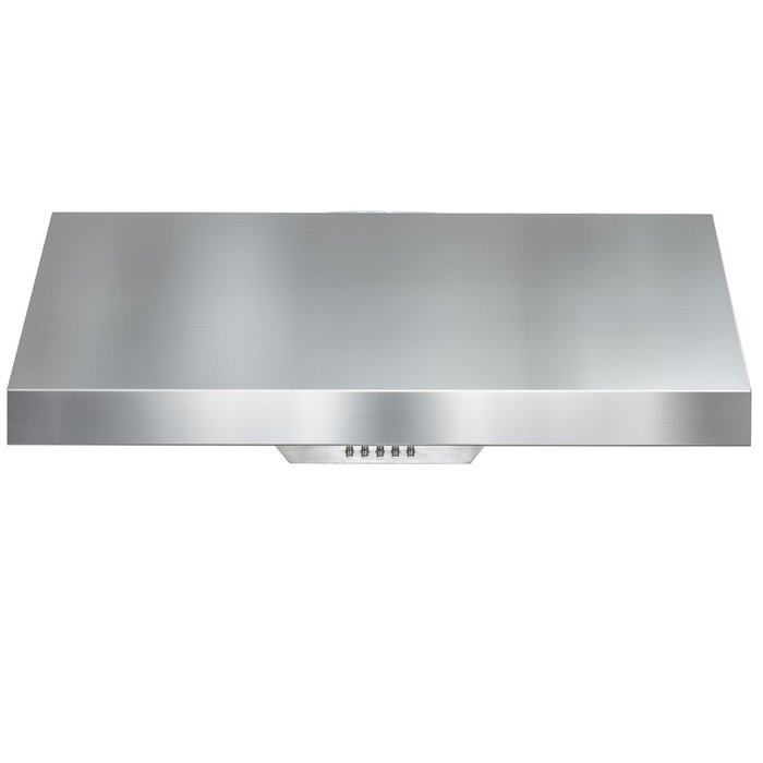 Perfetto Kitchen and Bath 30" Under Cabinet Stainless Steel Push Button Control Kitchen Cooking Fan Range Hood N7