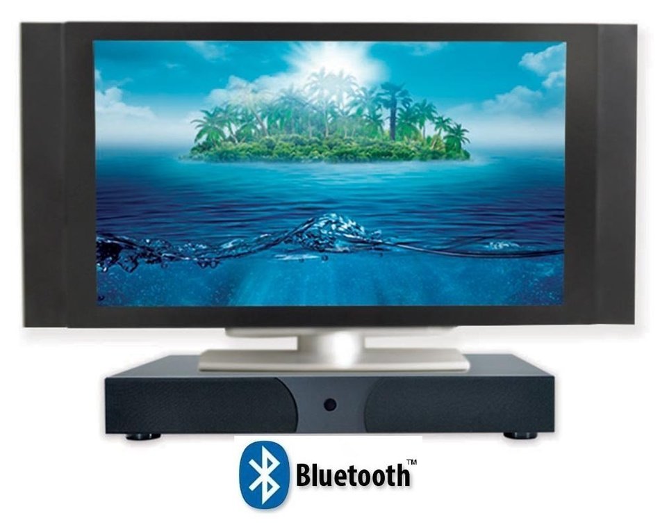 OSD Audio SP2.1 Soundplatform 2.1 Bluetooth Tabletop Soundbar with Built-in Subwoofer Surround Sound System N17
