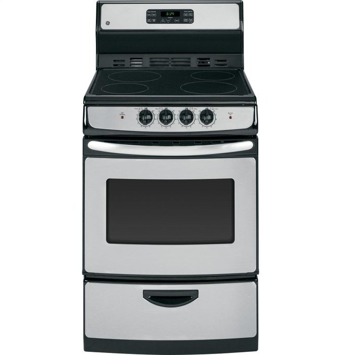 GE JA624RNSS 24" Stainless Steel Electric Smoothtop Range N4