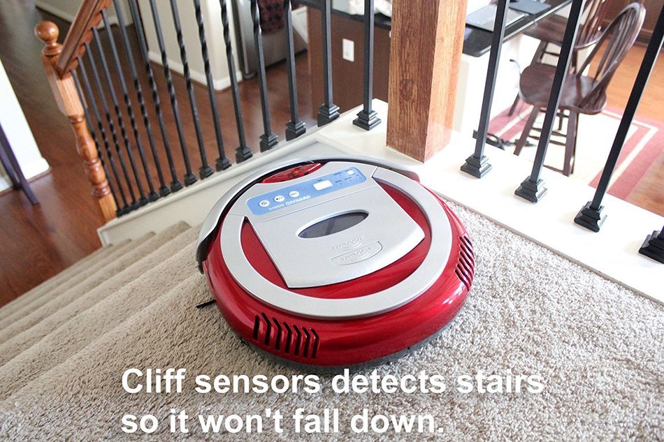 Infinuvo QQ 200 Robot Vacuum - Sweeping, Vacuuming, Sterilizing 3-in-1 Cleaner for Cleaning Pet Hair, Dirt, Dust...