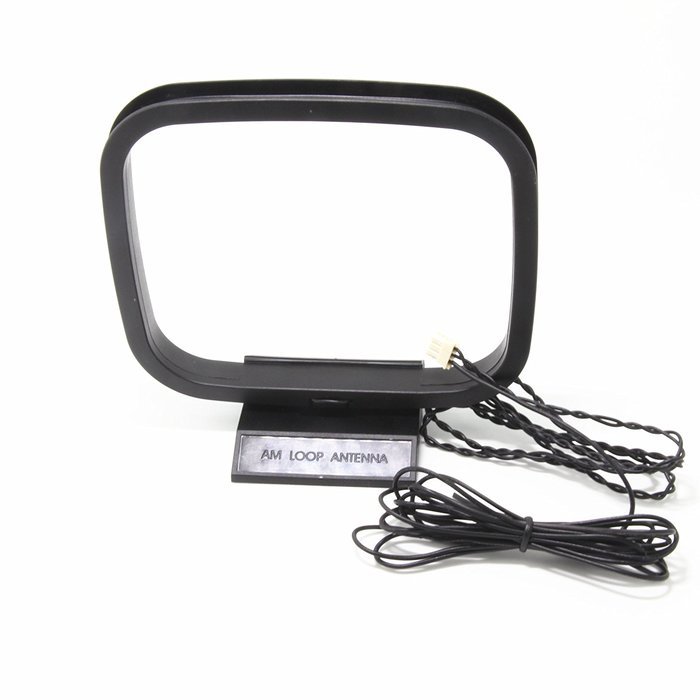HiFi AM/FM Loop Antenna with mini connector for Sony Sharp audio receiver systems N3