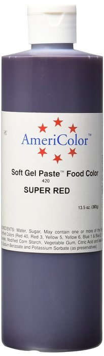 Americolor Food Color Super Red 13.5 Oz
