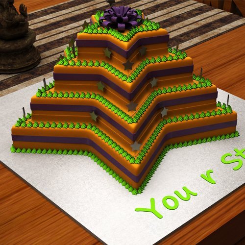 4 TIER STAR MULTILAYER BIRTHDAY WEDDING ANNIVERSARY CAKE PANS TINS 6" 8" 10 " 12" N2
