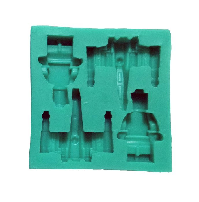 Yunko Fondant Cake Decorating Silicone Gum Paste Cupcake Decoration Mold Star Wars (Storm Trooper 2.2"*2"*0.8") N3