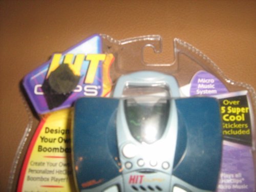 2002 Hasbro Tiger Electronics, Inc. HITCLIPS PERSONALIZED Boombox Player N6