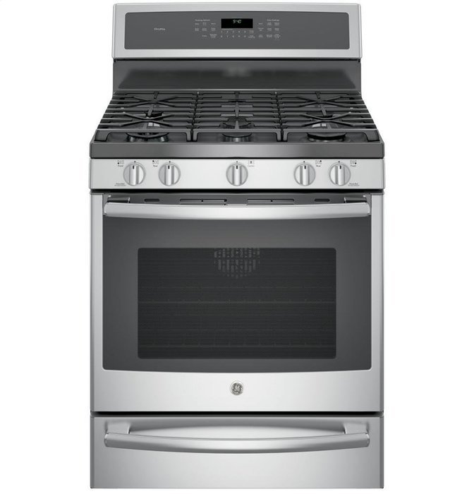 GE Profile Series 30" Free-standing Gas Convection Range With WARMI... N2