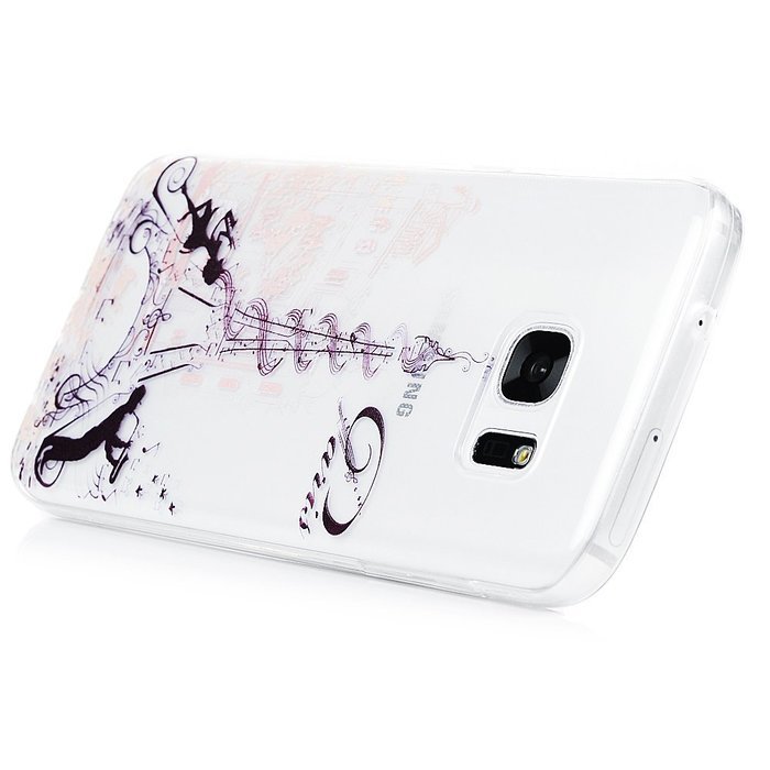 Badalink Galaxy S7 TPU Case Shockproof Soft TPU Flexible Easy Grip Rubber Bumper Slip Resistant Protective Colorful... N4