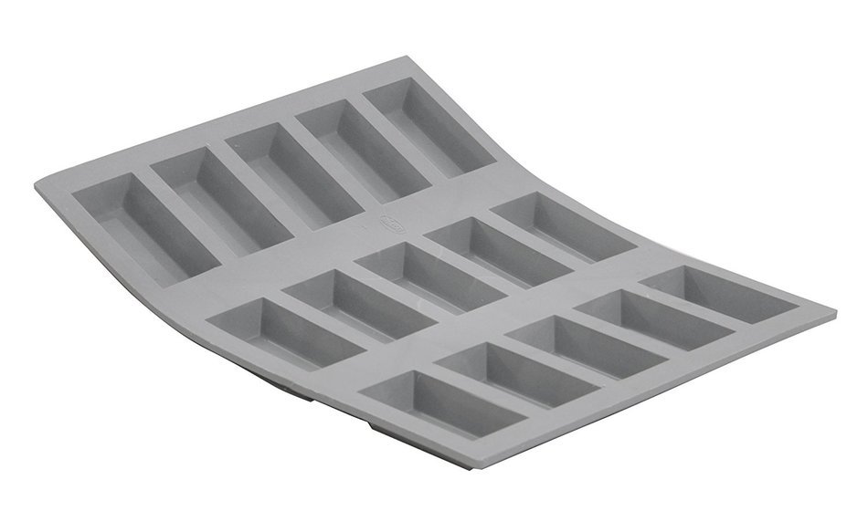 DeBuyer Elastomoule 15-Mini Financiers Silicone Mold