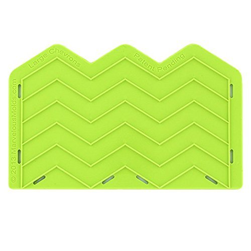 Large Chevron Onlay Mold by Marvelous Molds