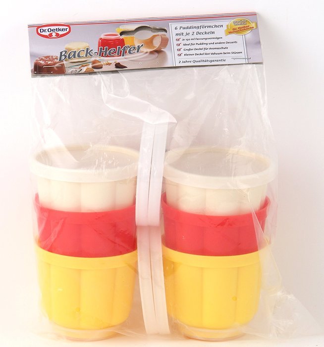 Dr. Oetker 1646 Pudding Mold, 6 Piece Set, Classic N3