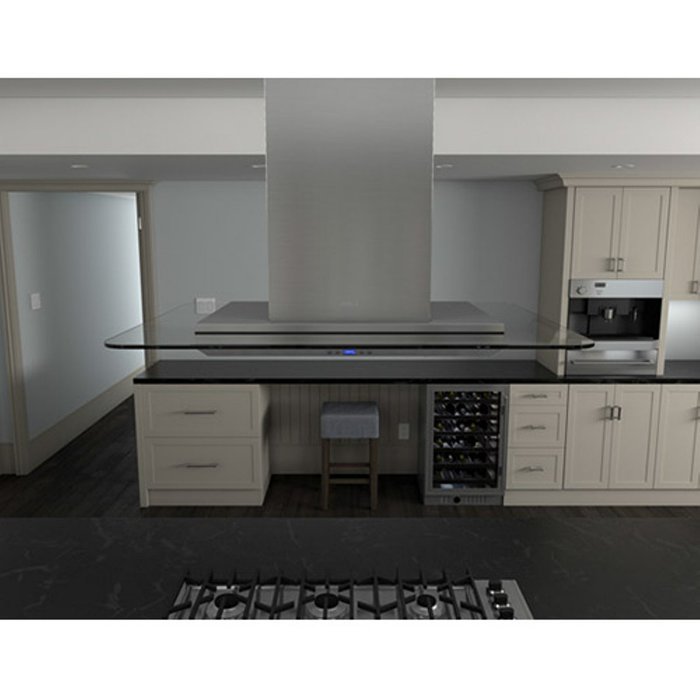 Verona 42" 715 CFM Island Range Hood in Stainless Steel N3
