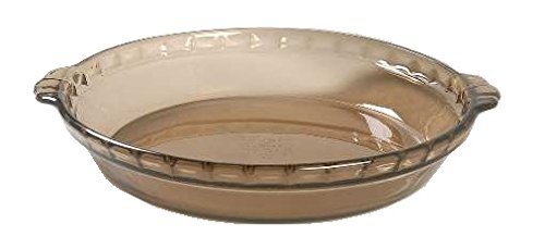 Corning Ware / Pyrex Fireside Amber Pie Serving Plate ( 9 7/8" Dia ) ( 229 )