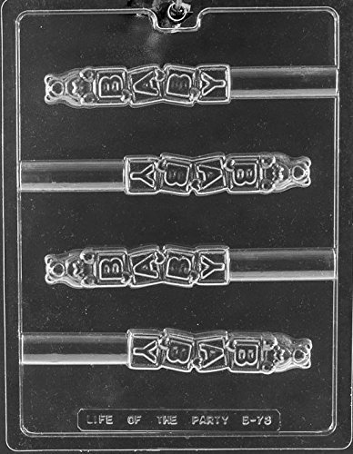 Baby Block Pretzel Chocolate Candy Mold With &copy; Candy Making Instruction