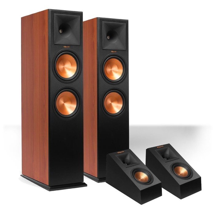 Dolby Atmos Enabled Add On Speakers Klipsch RP-280F Reference Premiere Floorstanding Speaker with RP-140SA