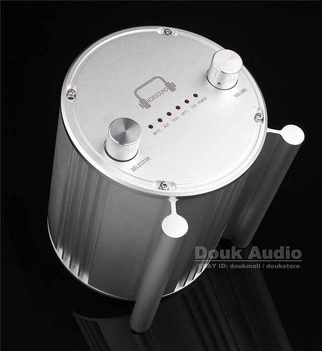 Nobsound COAX / OPT / USB XMOS DAC Audio Decoder & HiFi Digital Stereo Amplifier Silver N2