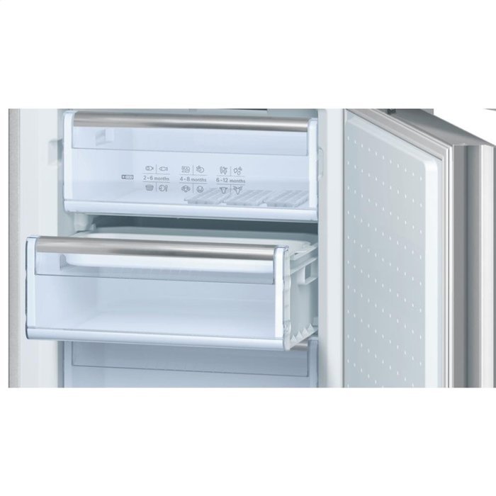 Bosch B10CB80NVS: 24" Glass Door Counter-Depth Bottom Freezer B10CB80NVS 800 Series - Glass on Stainless Steel