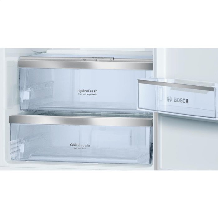 Bosch B10CB80NVS: 24" Glass Door Counter-Depth Bottom Freezer B10CB80NVS 800 Series - Glass on Stainless Steel N2