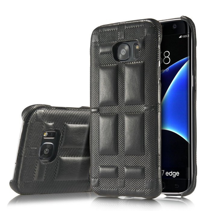 SAMSUNG GALAXY S7EDGE CASE ,Aroko Phone Case, Handmade Pu Leather Hard S7edge Only! Phone Case, Fashion Genuine... N9
