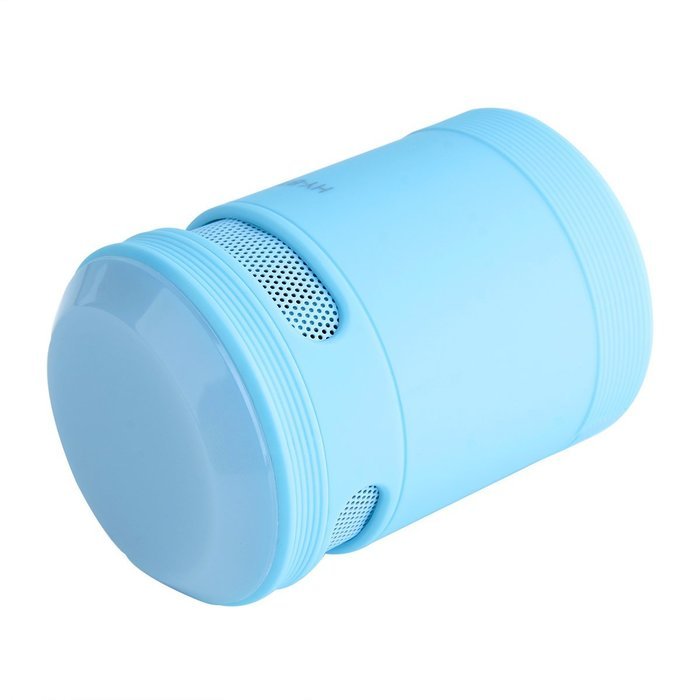 HY-BT813L Mini bluetooth speaker color LED light/TF card/Voice call/blurtooth speaker BLUE N8