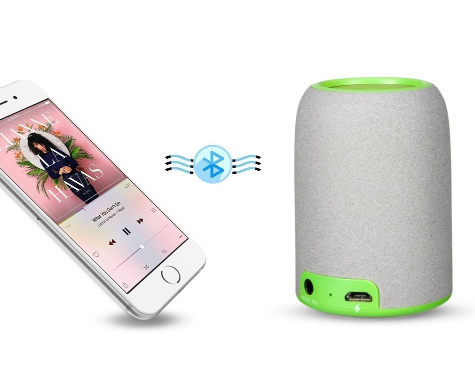 IRISTIME Generic Minikin portable Bluetooth speaker Blue(M)1 N7