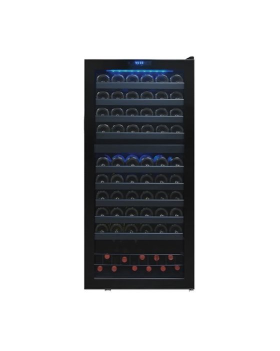 Vinotemp VNTVT-122TS-2Z 110 Bottle Dual-Zone Touch Screen Wine Cooler N2
