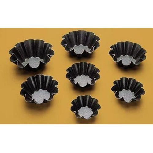 World Cuisine 111151 Non-Stick Small Fluted Brioche Mold-Dia. 2 3/8 In -- 12 per case
