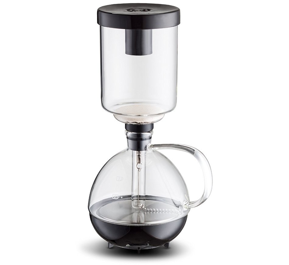 Gourmia GCM3500 Vacuum Siphon Coffee Machine - LCD Display With Automatic, Manual & Keep Warm Brewing Functions... N2