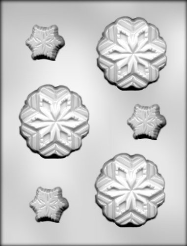 CK Products Large and Small Snowflakes Chocolate Mold