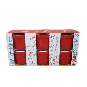 4 oz. Mini Ramekin (Set of 6) Color: Red by Home Essentials and Beyond