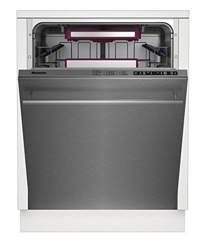 Blomberg DWT58500SS Built In Dishwasher with 14 Place Settings and 8 Wash Cycles, 24", Stainless Steel