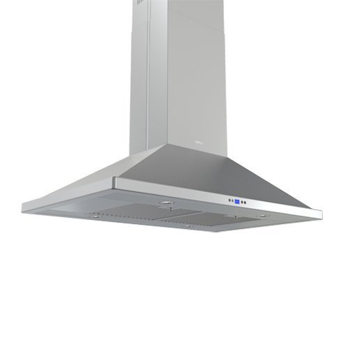 Zephyr ZNA-E42CS 715 CFM 42 Inch Wide Europa Island Range Hood with LED Lighting, Stainless Steel N2