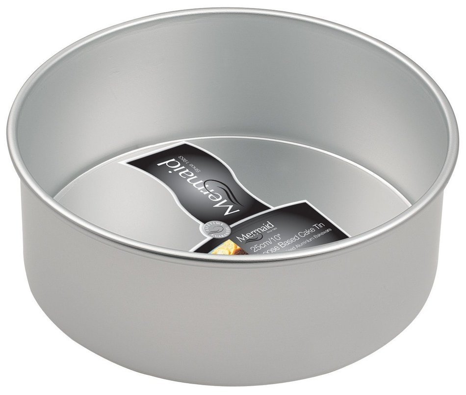 Mermaid M8845 10-inch Round Loose-Based Cake Tin N2