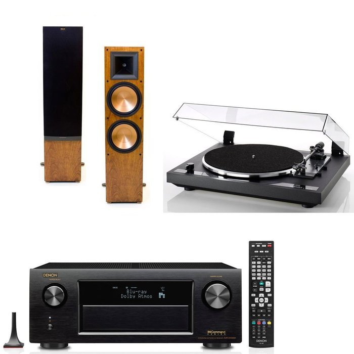 Klipsch RF-7 II Floorstanding Speaker (Cherry-pair) Denon AVR-X4100