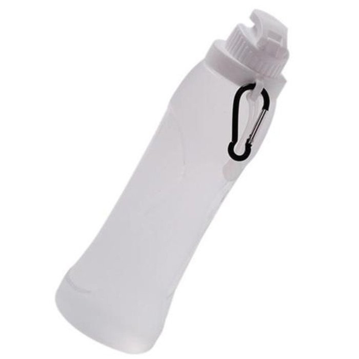 GU Angqi Portable Travel Silicone Folding Drink Water Bottle Kettle Cup Light Weight