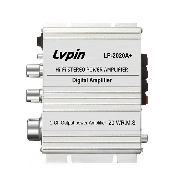 Audio Amplifier, ELEGIANT 12V 3A Hi-Fi Stero Class-T Digital Power Amplifier with Power Cable for Car Home PC... N7