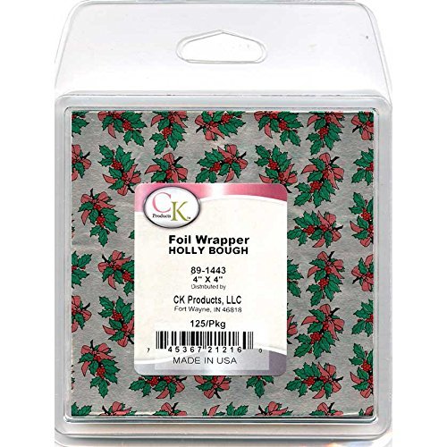 CK Products 89-144M Foil Wrappers, 4" x 4", Multicolor