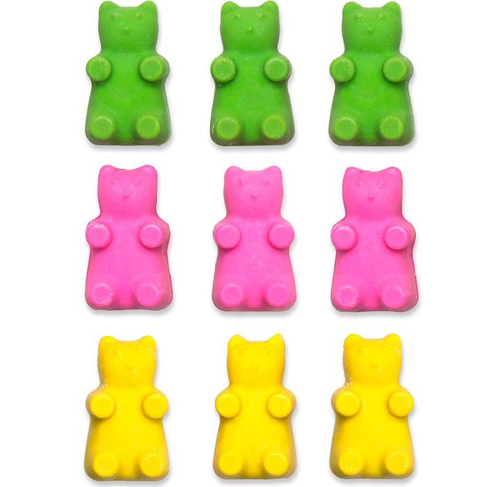 Lucentee Gummy Bears Molds for Hard Candy & Chocolate Making- Silicone Soap and Ice Cube Trays- Party Buffet,... N6