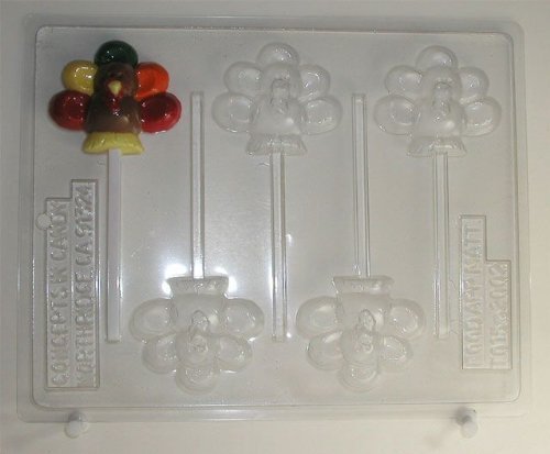 Turkey with depressions for small candies T015 Thanksgiving Chocolate Candy Mold