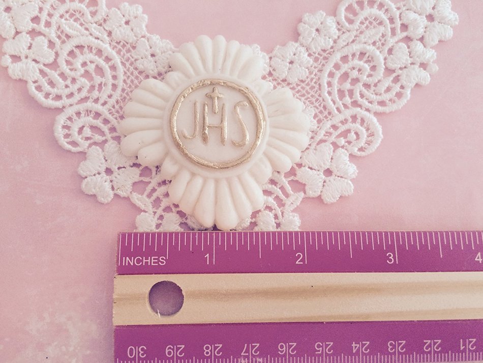 First Communion Cross Silicone Mold By Oh! Sweet Art FDA Approved for Food N2