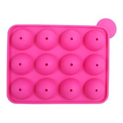 Silicone Cake Pop Mould Cupcake Mold Lollipop Sticks Baking Tray Stick ...