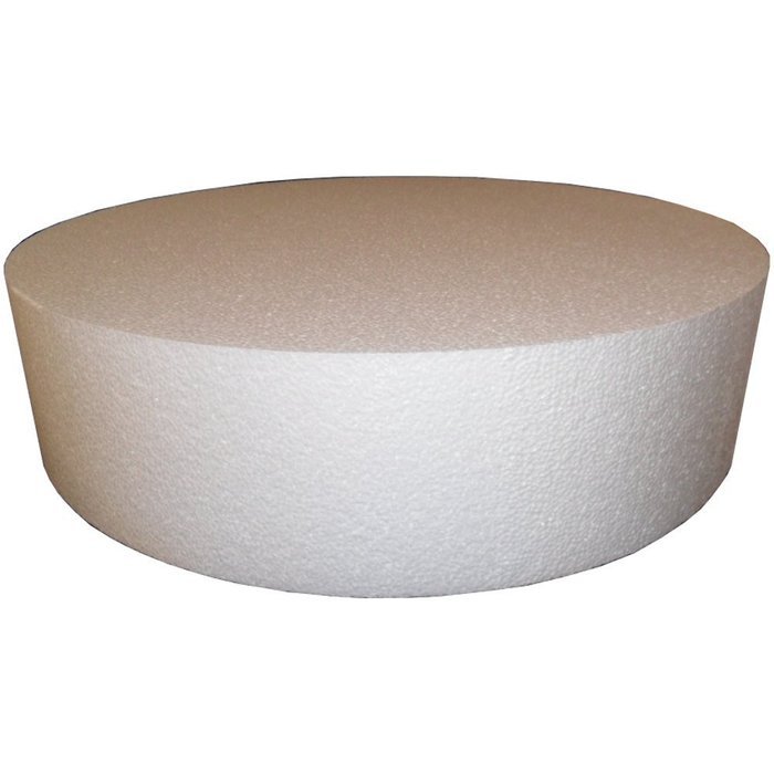 Round 4" Cake Dummies - Pack Of 4, 14" Round By 4" High (all the same size)