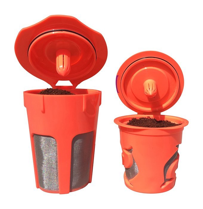 K-CARAFE 2.0 Reusable Filter and K-CUP 2.0 Single Cup Reusable Filters Gift Set From Freedom Brew fits Brewer... N8