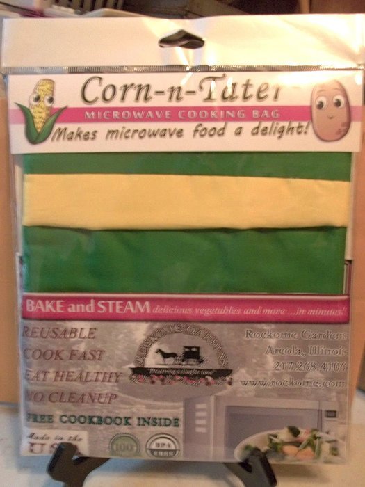 Microwave Cooking Bag Corn N Tater Rockome Gardens Cook Book New In Package