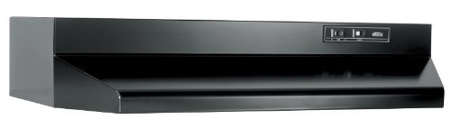 Broan 403023 30 In. Black Ducted Range Hood